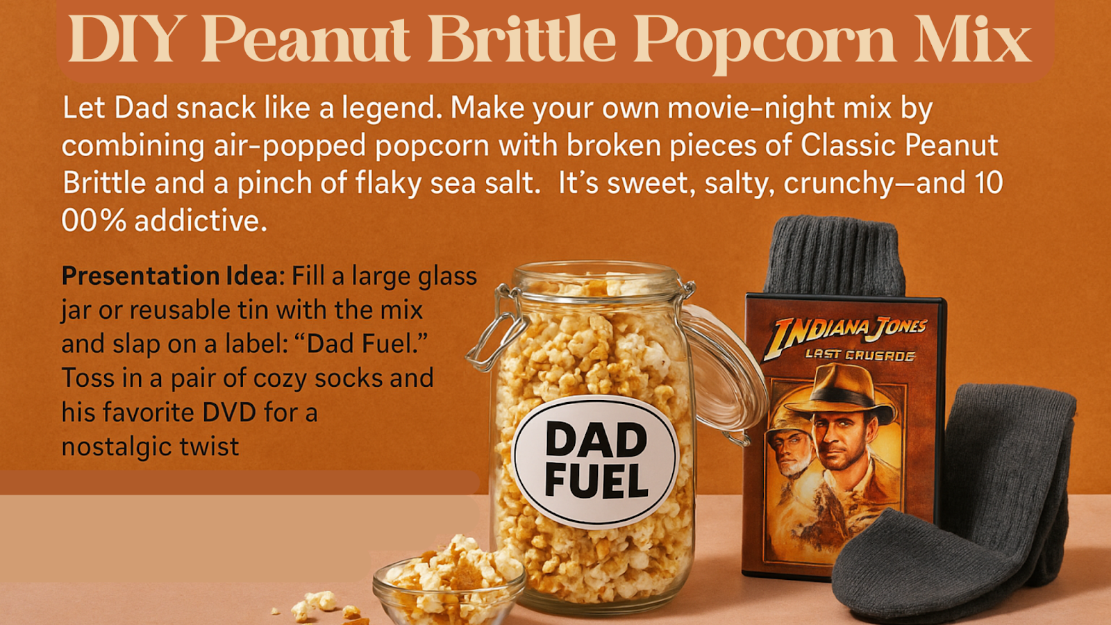 Peanut Brittle Popcorn