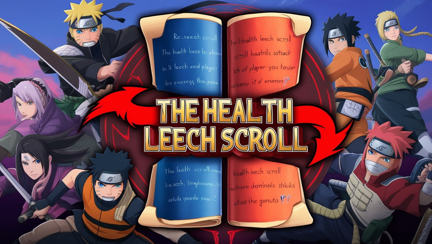  the Health Leech Scroll is Broken Rise of the Ninja Naruto