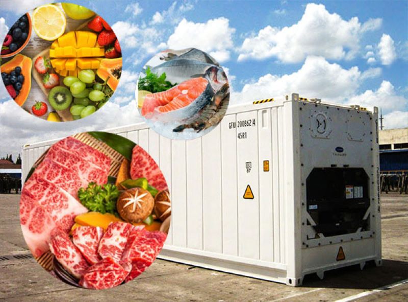 Thuê container lạnh giúp đảm bảo chất lượng hàng hóa