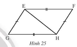 CHƯƠNG 8: TAM GIÁCBÀI 2: TAM GIÁC BẰNG NHAU1. HAI TAM GIÁC BẰNG NHAUBài 1: Dùng kéo cắt một tờ giấy thành hình tam giác ABC. Đặt tam giác ABC lên tờ giấy thứ hai. Vẽ và cắt theo các cạnh của tam giác ABC thành tam giác A B'C'. Hãy so sánh các cạnh và các góc của hai tam giác ABC và A'B'C'.Đáp án chuẩn: AB = A'B'; AC = A'C'; BC = B'C'A=A' ; B=B';C=C' .Thực hành 1: Quan sát hình 4. Hai tam giác ABC và MNP có bằng nhau không? Hãy chỉ ra các cặp góc và các cặp cạnh tương ứng bằng nhauĐáp án chuẩn: AB = MN; AC = MP; BC = NP.A=M; B=N; C=PVận dụng 1: Trong Hình 5, cho biết △GHI=△MNP. Hãy tính số đo góc M và độ dài cạnh GI.Đáp án chuẩn: GI = 5 cm2. CÁC TRƯỜNG HỢP BẰNG NHAU CỦA HAI TAM GIÁCBài 2: Cho tam giác ABC như trong Hình 6a. Lấy một tờ giấy, trên đó vẽ tam giác A'B'C' có ba cạnh bằng ba cạnh của tam giác ABC theo các bước:- Vẽ đoạn thẳng B'C' = CB- Vẽ cung tròn tâm B' có bán kính bằng BA, vẽ cung tròn tâm C' có bán kính bằng CA- Hai cung tròn trên cắt nhau tại A'- Vẽ các đoạn thẳng B'A', C'A', ta được tam giác A'B'C'(Hình 6b).Em hãy cắt rời tam giác A B'C' ra khỏi tờ giấy vừa vẽ và thử xem có thể đặt chồng khít tam giác A'B'C' lên tam giác ABC hay không. Theo em hai tam giác ABC và A'B'C' trong trường hợp này có bằng nhau hay không?Đáp án chuẩn: hai tam giác ABC và A'B'C' trong trường hợp này bằng nhau.Bài 3: Cho tam giác ABC như trong Hình 8a. Lấy một tờ giấy, trên đó vẽ tam giác A'B'C' có B=B', B'A' = BA, B'C' = BC theo các bước:- Vẽ  xB'y =  ABC- Trên tia B'x lấy đoạn B'A' = BA- Trên tia B'y lấy đoạn B'C' = BC- Vẽ đoạn A'C', ta được tam giác A'B'C' (Hình 8b)Em hãy cắt rời tam giác A'B'C' ra khỏi tờ giấy vừa vẽ và thử xem có thể đặt chồng khít tam giác A'B'C' lên tam giác ABC hay không? Theo em, hai tam giác ABC và A'B'C' trong trường hợp này có bằng nhau hay không? Đáp án chuẩn: hai tam giác ABC và A'B'C' trong trường hợp này bằng nhau.Bài 4: Cho tam giác ABC như trong Hình 8a. Lấy một tờ giấy, trên đó vẽ tam giác A'B'C' có Bˆ=B′ˆ, B'A' = BA, B'C' = BC theo các bước:- Vẽ đoạn thẳng B'C