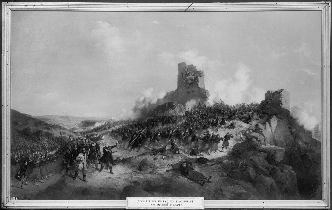 Prise de Laghouat par le général Pelissier (1794-1864) le 4 décembre 1852, 1853 - Jean Adolphe Beauce