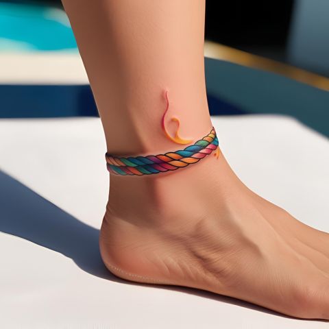 Interwoven Rope Tattoo