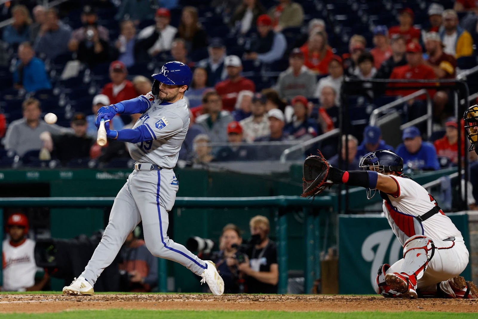 Kansas city royals vs washington nationals match player stats​