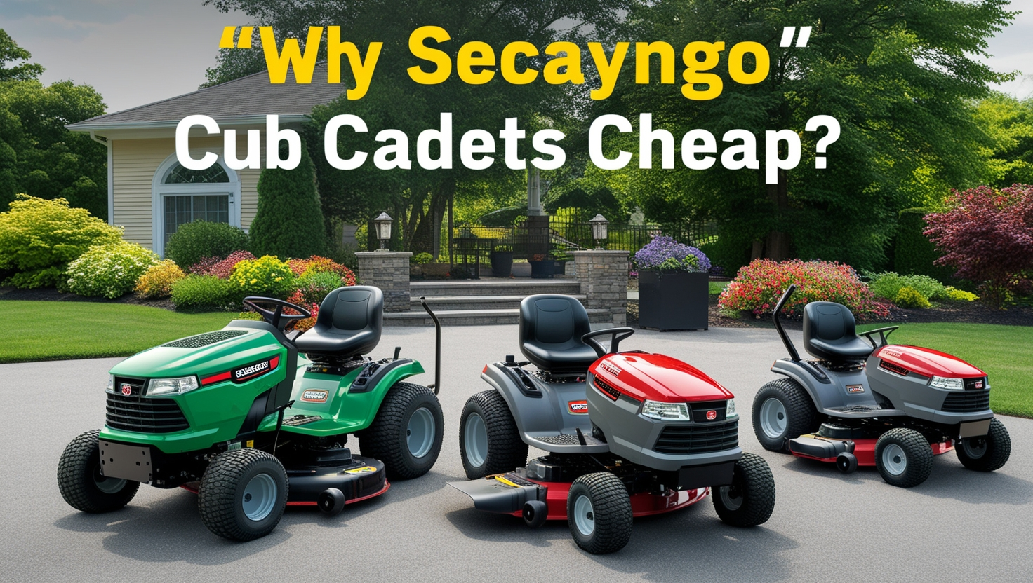 Why are Seacayngo Cub Cadets cheap