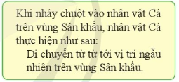 BÀI 5. TẠO CHƯƠNG TRÌNH CÓ NHÂN VẬT CHUYỂN ĐỘNG