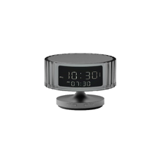 A digital clock with a round base

Description automatically generated