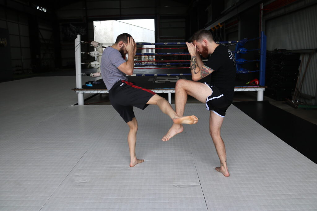 Teknik Pertahanan Muay Thai Lainnya - Tendangan Check