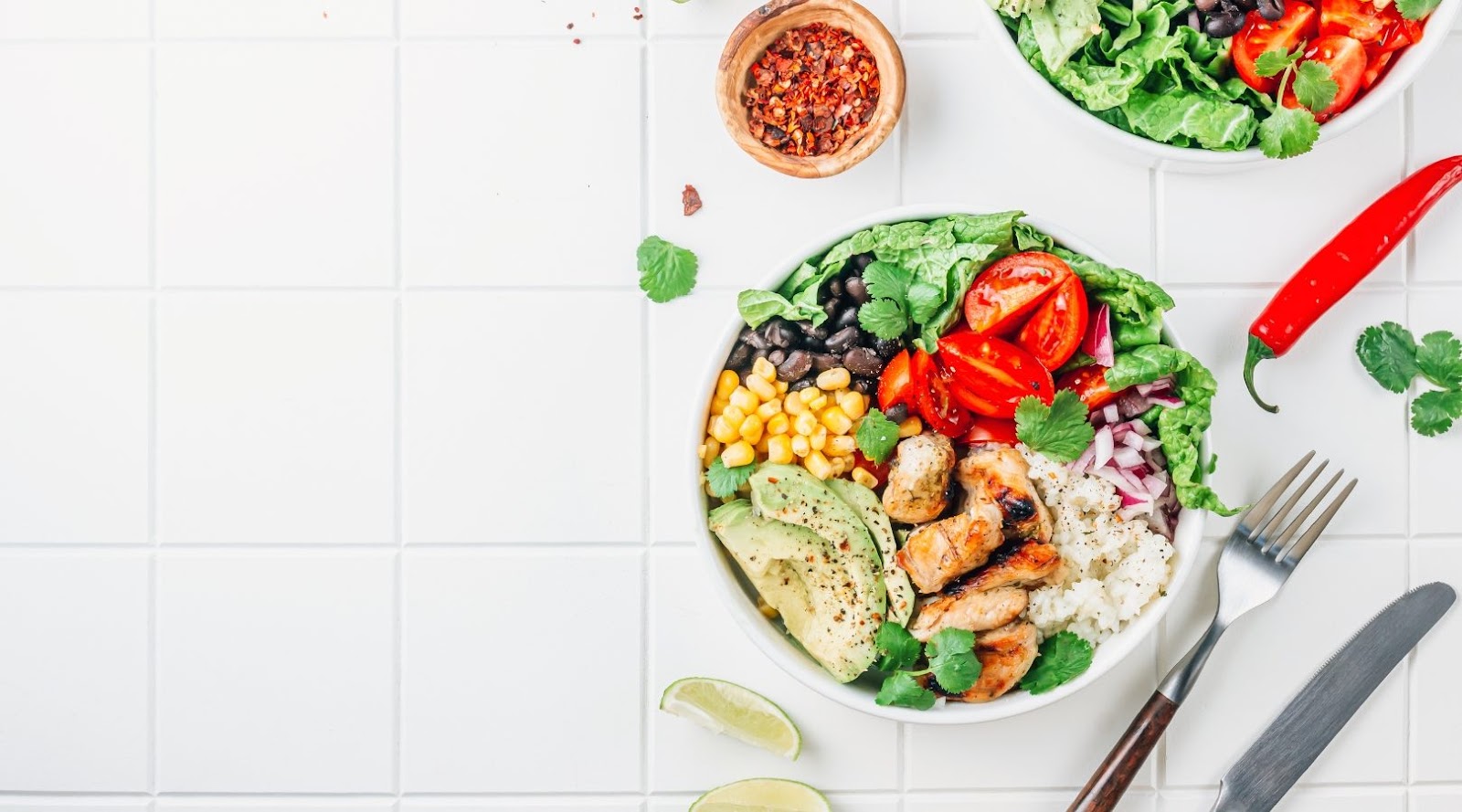 Healthy burrito bowl from a Toronto dietitian-recommended restaurant