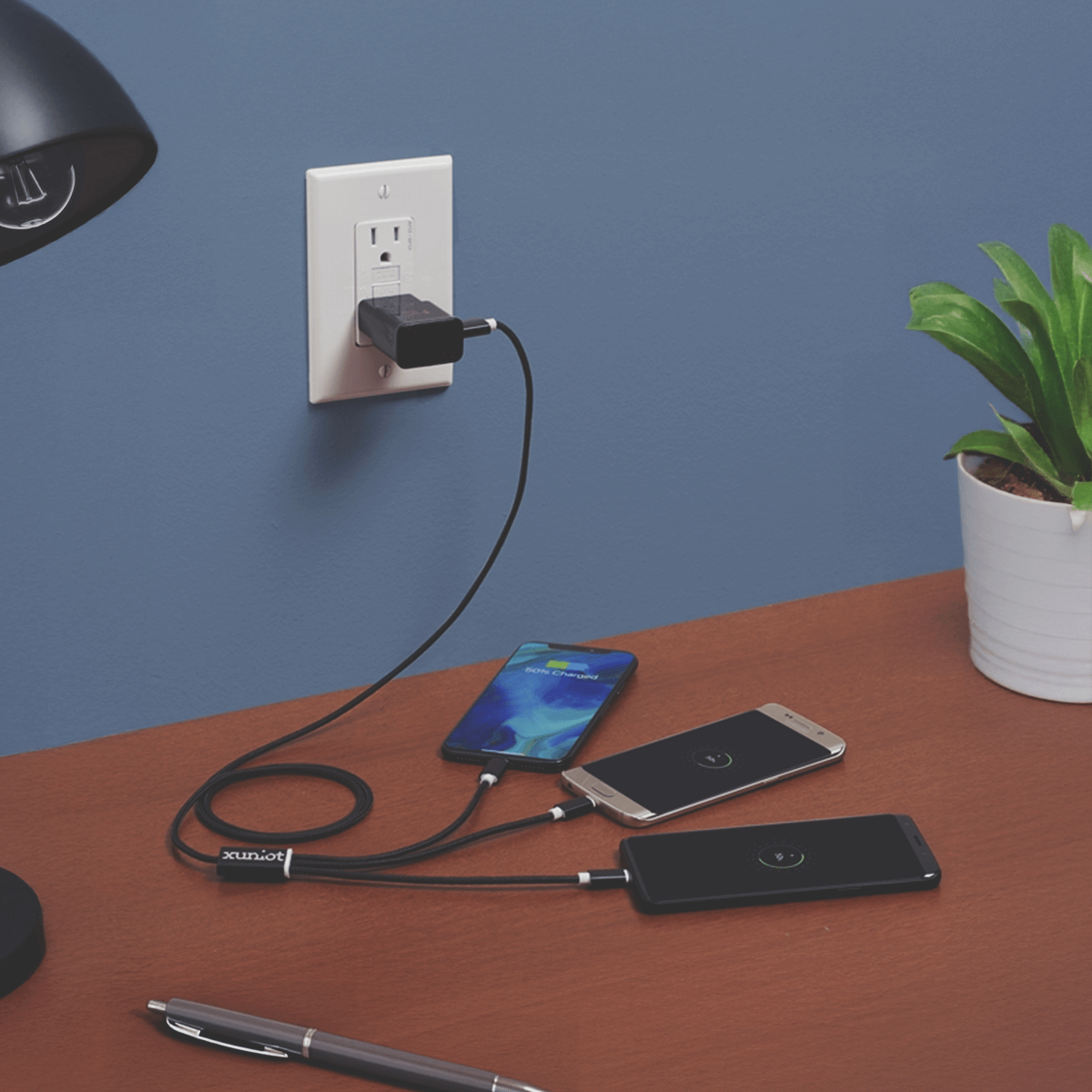 Realm 3-in-1 Long Charging Cable