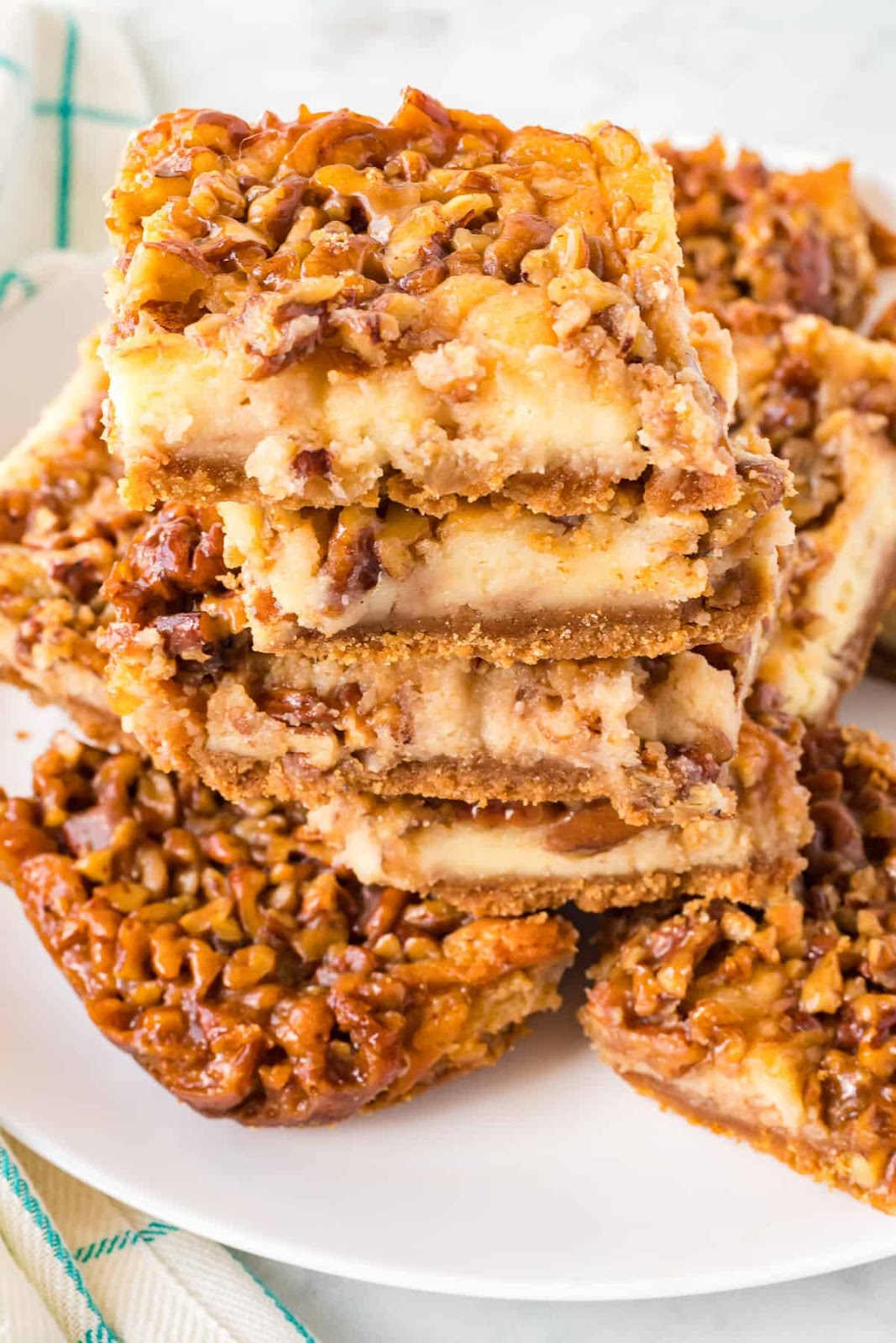 Pecan Pie Cheesecake Bars