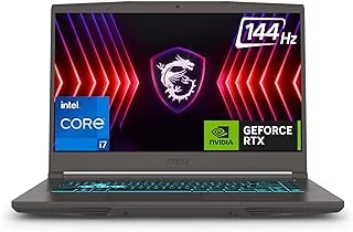 MSI Thin 15, Intel Core i7-12650H, 40CM FHD 144Hz Gaming Laptop(16GB/1TB NVMe SSD/Windows 11 Home/NVIDIA GeForce RTX 3050,...