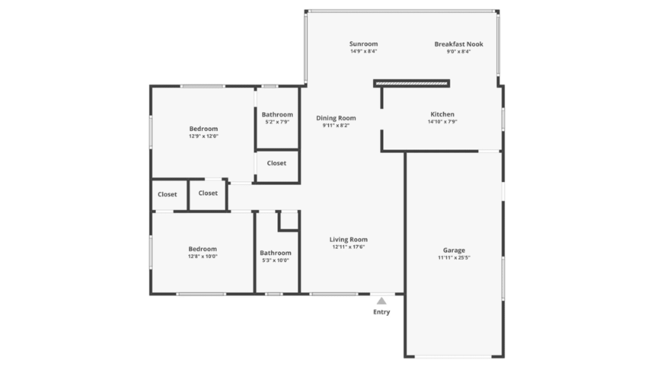 Tour This 1,279 Sq Ft Corner Lot Home in Deerfield Beach, FL with Bright Open Floor Plan