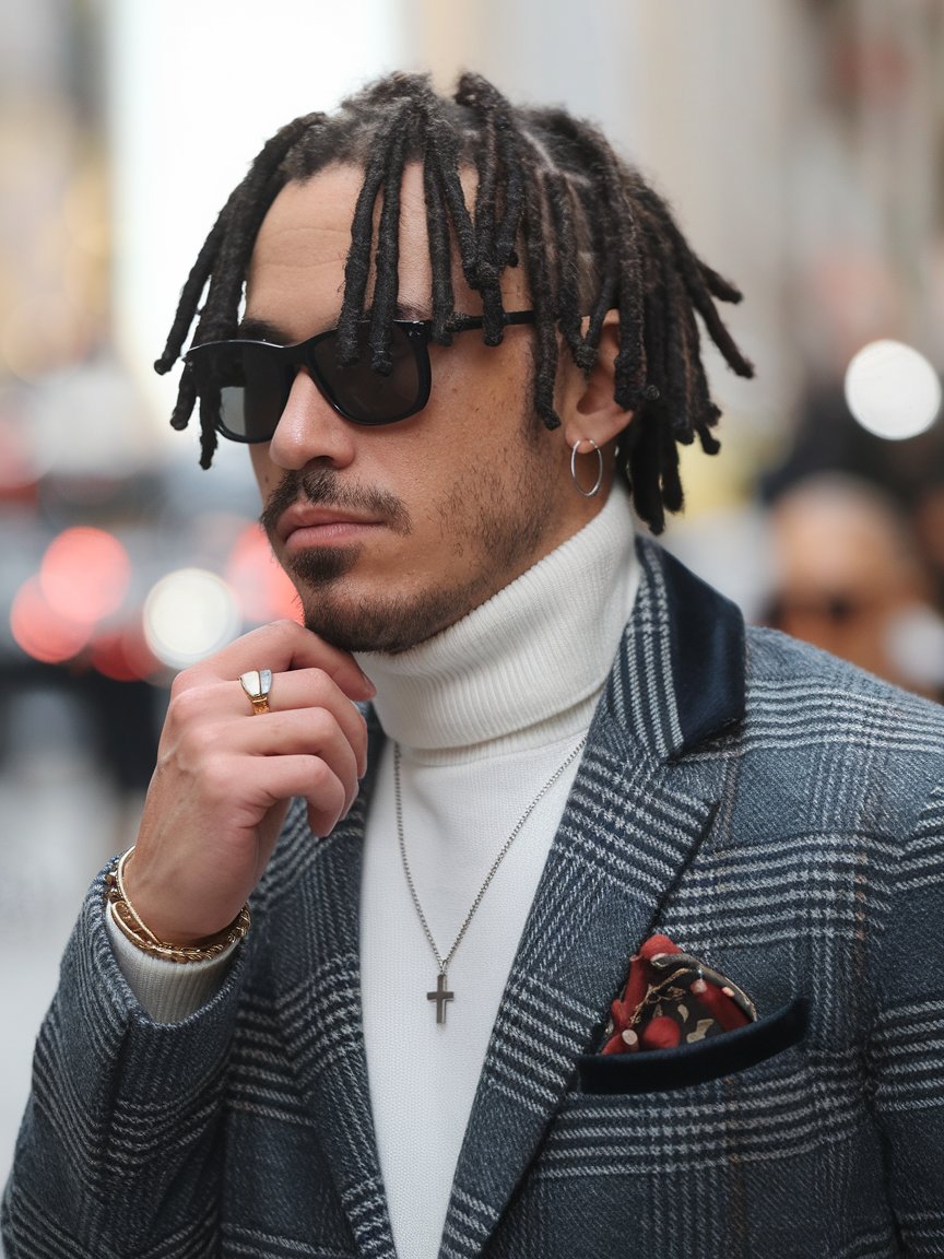 19. Refined Dreadlocks: A Polished Take on a Classic Style