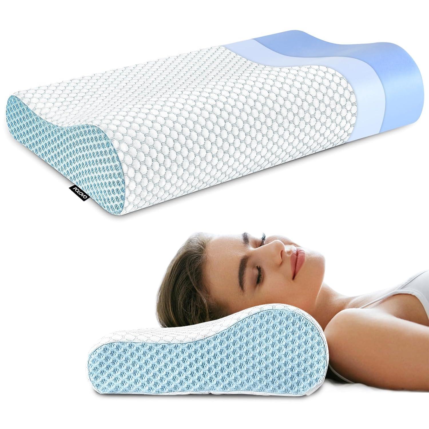 Polovo Memory Foam Orthopaedic Pillow