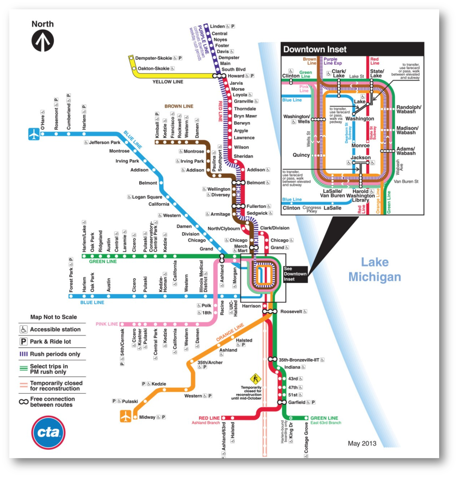 Image of the Chicago CTA system