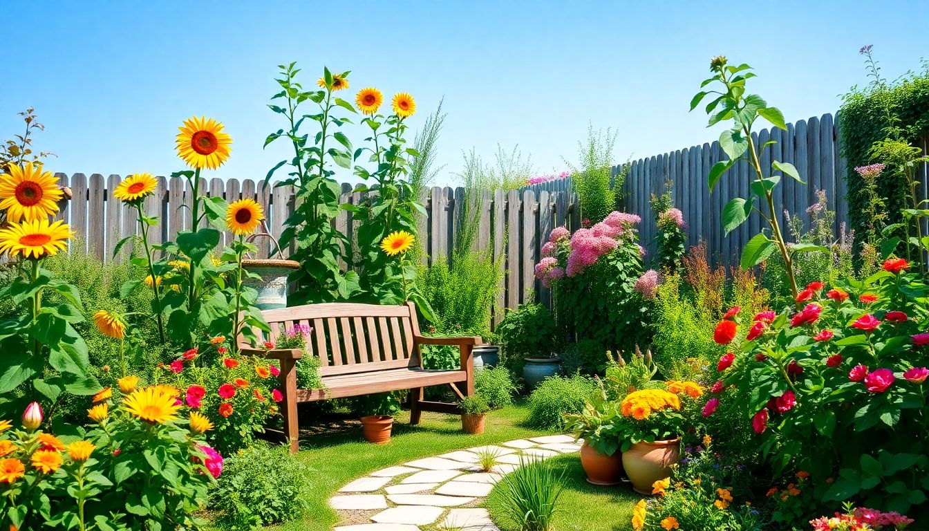 Image of a lush, vibrant garden