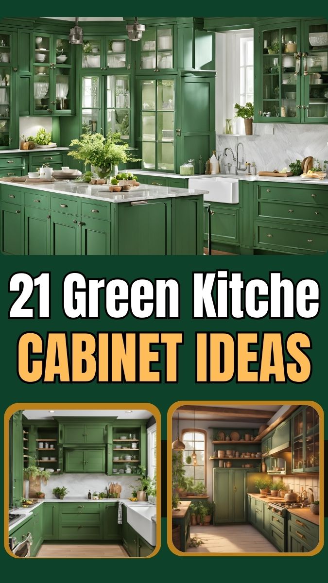 Green Kitchen Cabinet Ideas