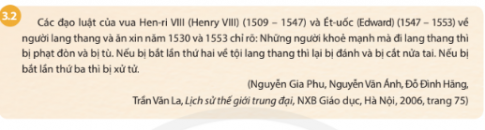 Giải bài 3 Sự hình thành quan hệ sản xuất tư bản chủ nghĩa ở Tây Âu trung đại