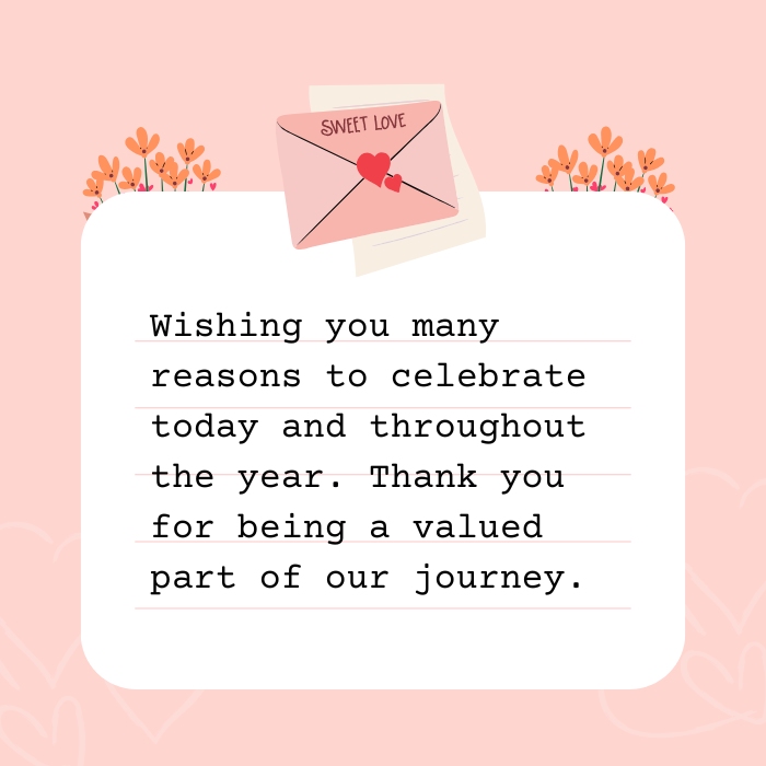 A well-timed birthday card for clients leaves a lasting impression.
