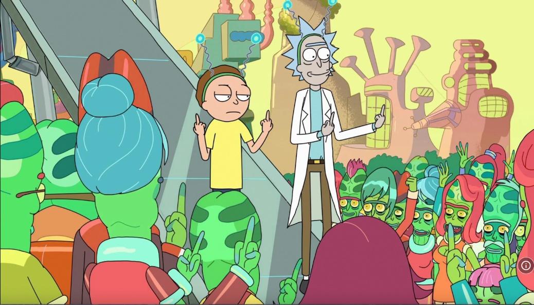 Cartoon characters in a cartoon scene

Description automatically generated
