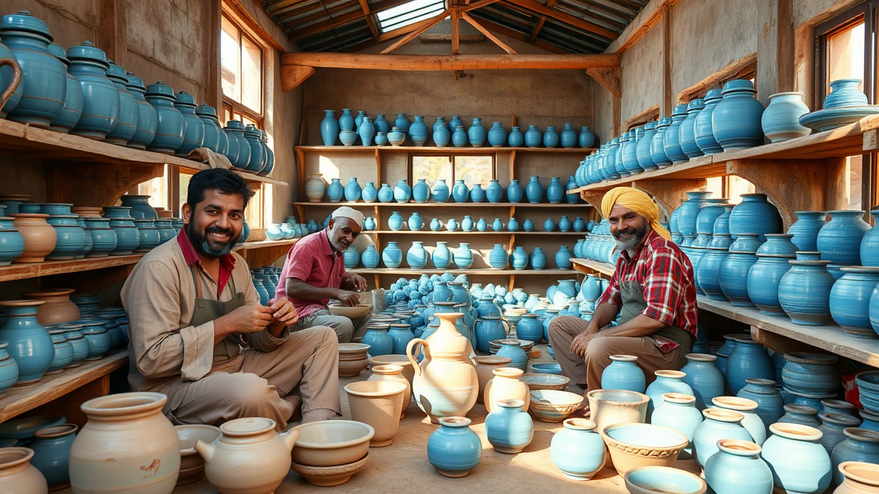Multani Blue Pottery