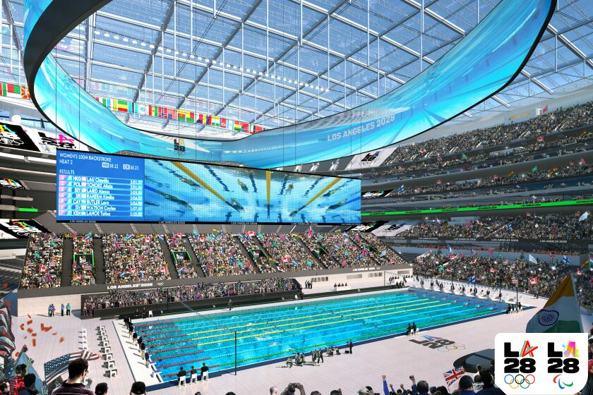 SoFi Arena Transformation for Olympics
