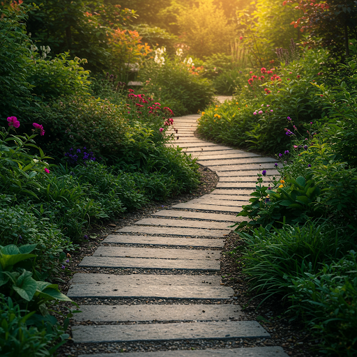 Build a Romantic Garden Pathway