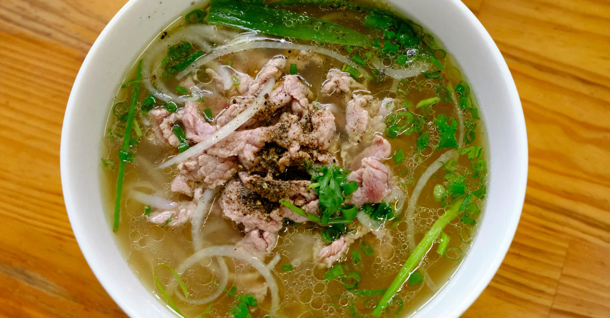 (Pho-Schüssel mit Rindfleisch)