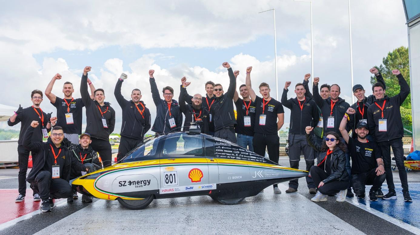 The students of the SZEnergy Team of Széchenyi István University won the Shell Eco-marathon energy efficiency competition for the second time in the autonomous category and for the third time in the electric city car category.