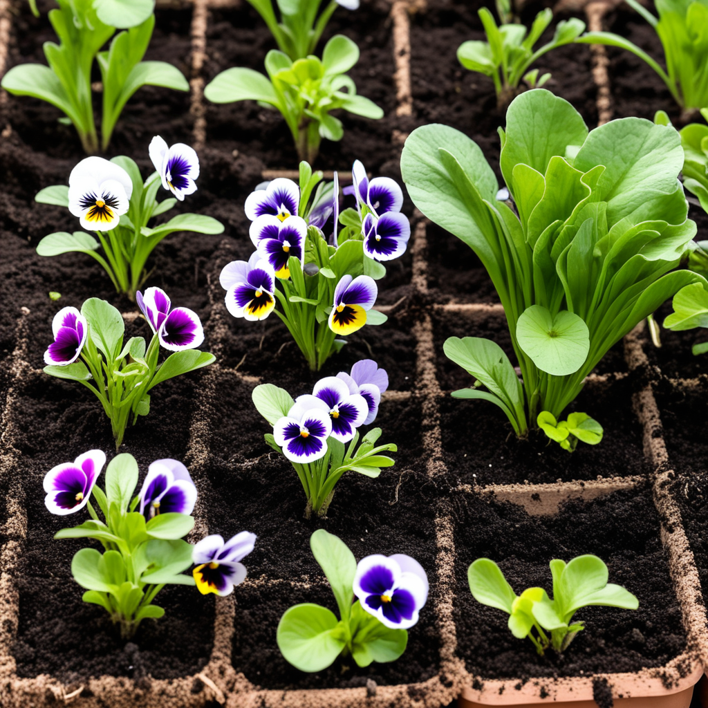 Transplanting Pansy Seedlings to Your Garden