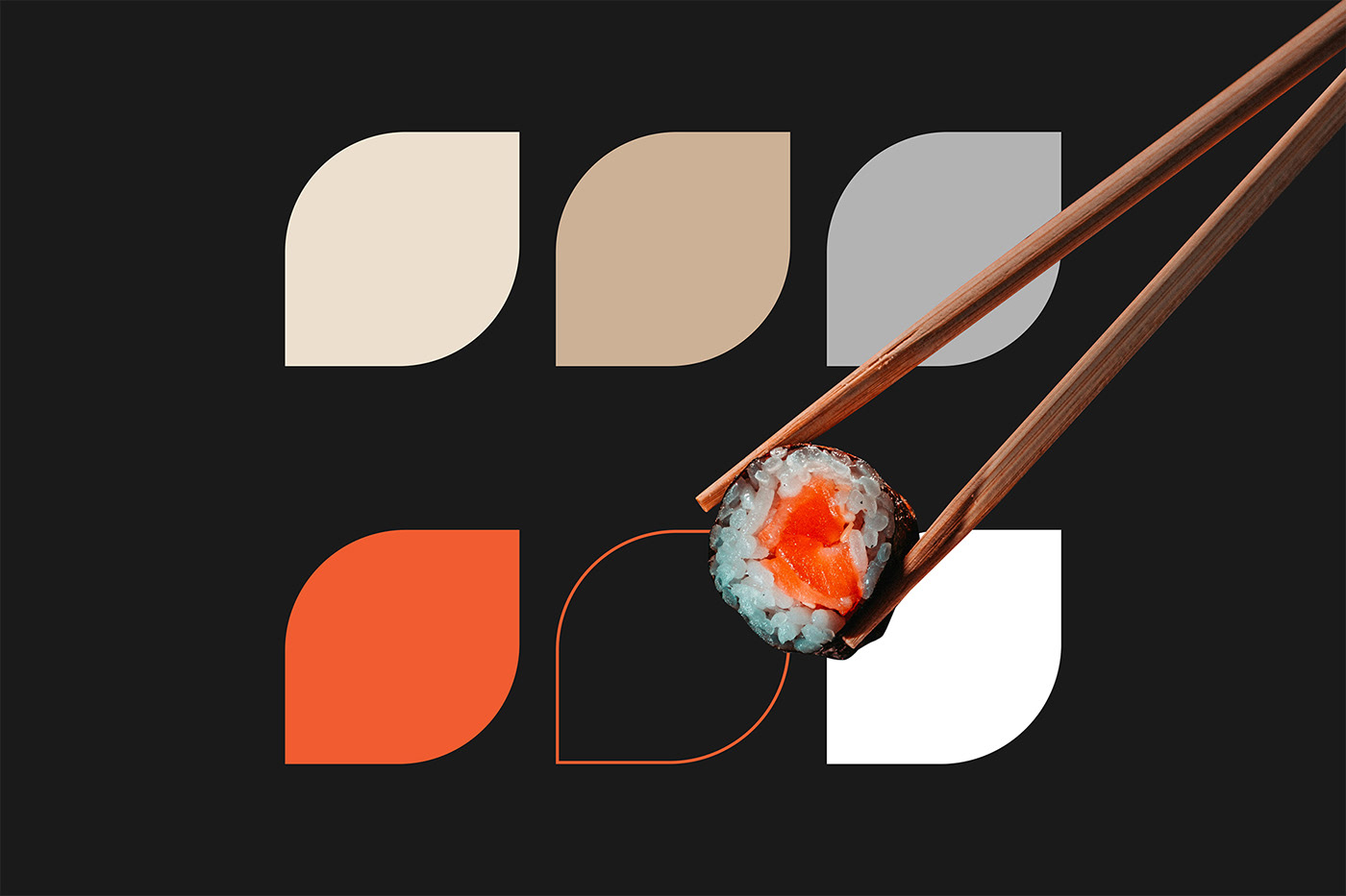 Image from the Branding and Visual Identity for Sushi-San PH article on Abduzeedo