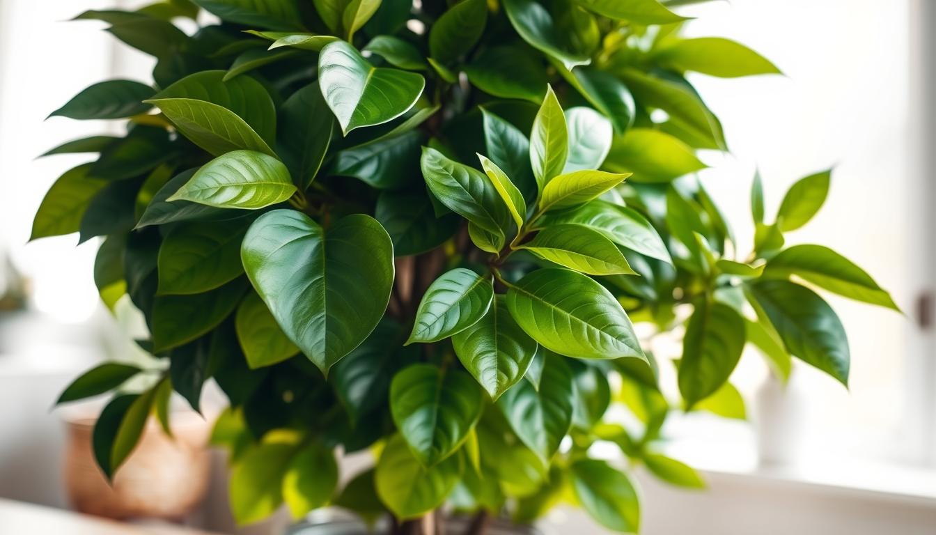 Ficus benjamina em vaso