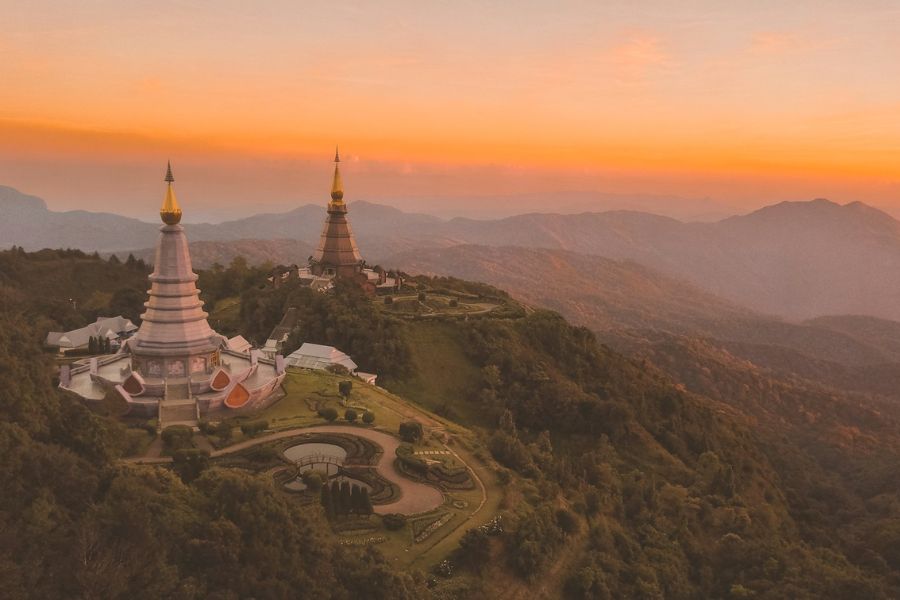 Doi Suthep is a sacred mountain in Chiang Mai, home to the famous Wat Phra That Doi Suthep.