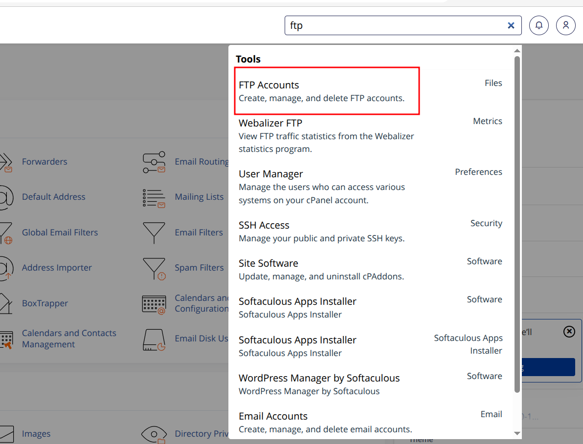 Cara Membuat Akun FTP cPanel