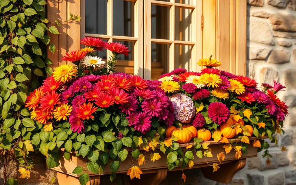 autumn window planter designs