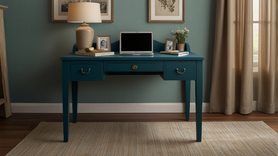 Brume Marine Chalk Paint Ideas for Desk