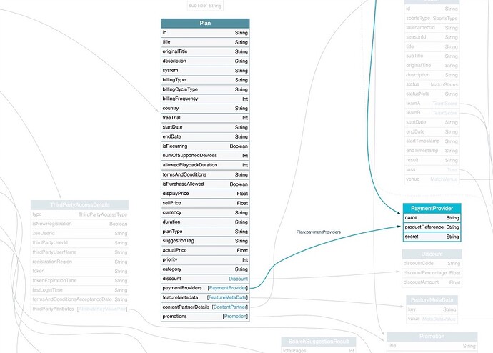 visualizzazione graphql