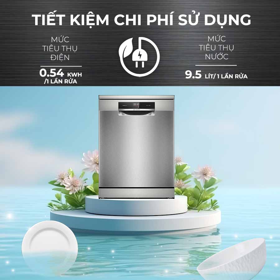 Review máy rửa bát Bosch SMS8TCI01E Serie 8 đời mới nhất 2024