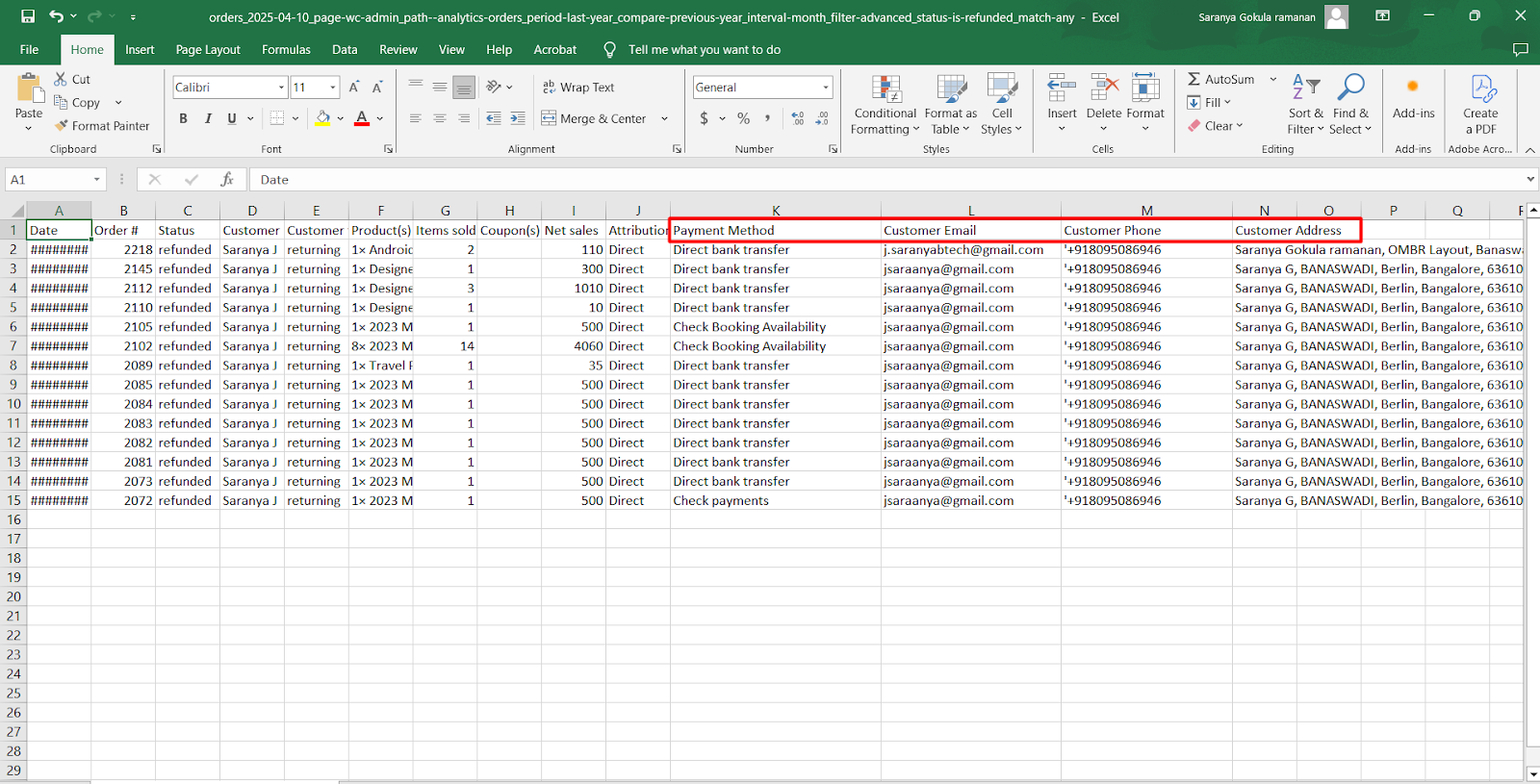 How to Add a New Column in WooCommerce Analytics > Orders Table ? - Tyche Softwares
