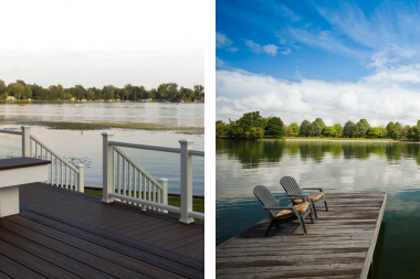 reasons to build a composite deck for your lake home waterfront decking outdoor living spaces custom built michigan