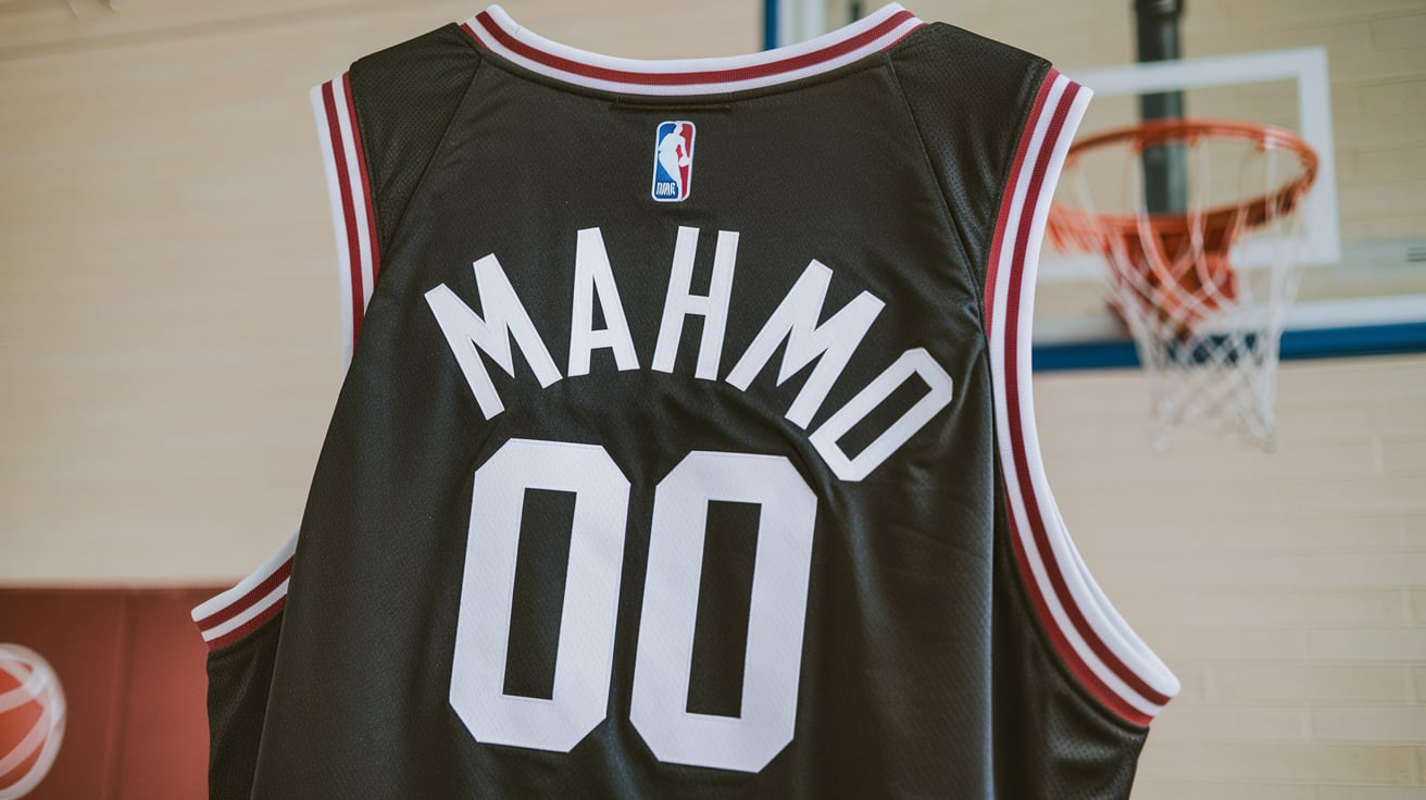 Wizards Black Jerseys Mahmood NBA 2K