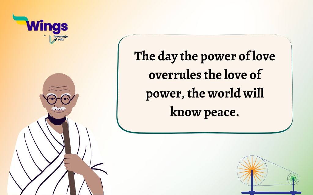 Mahatma Gandhi Quotes on Peace and Non Violence
