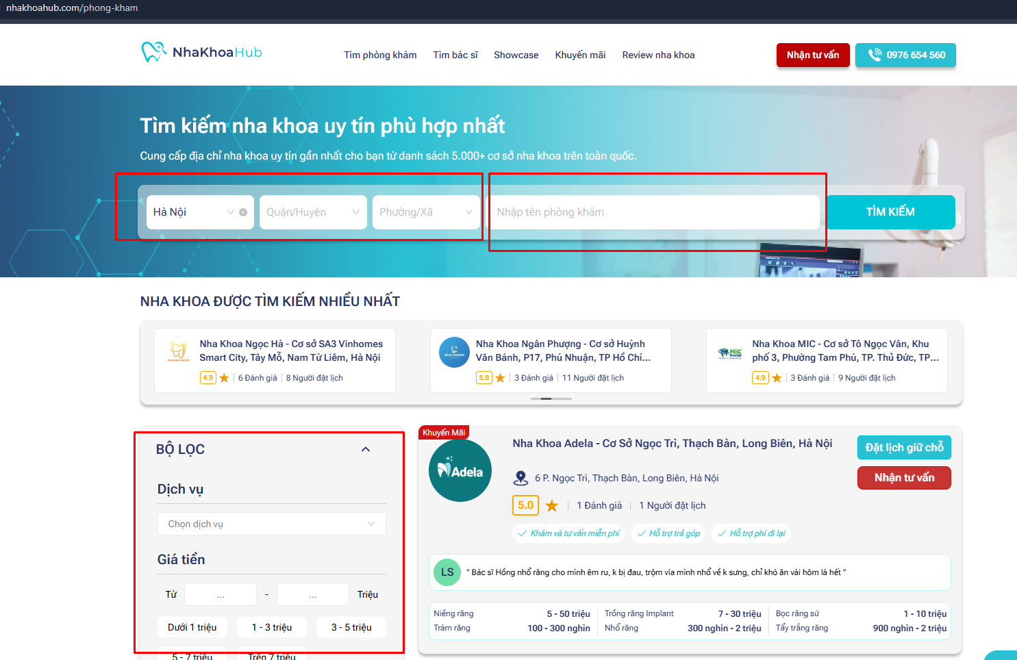 NhaKhoaHub - Cầu nối giữa khách hàng và hàng ngàn nha khoa trên toàn quốc