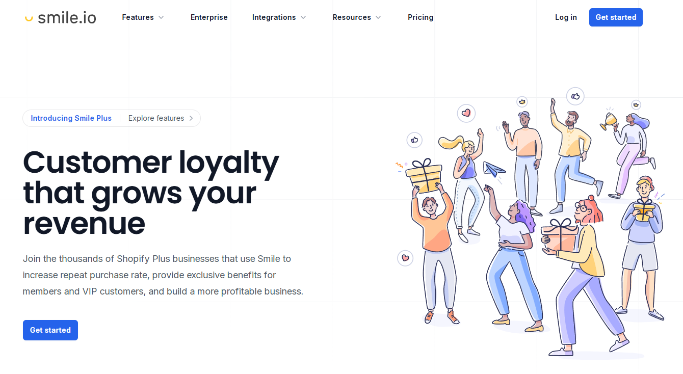 Smile.io Shopify loyalty apps