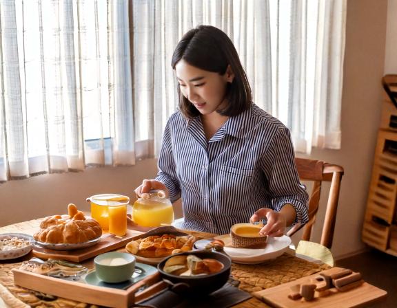 4. 朝食づくり（30分）