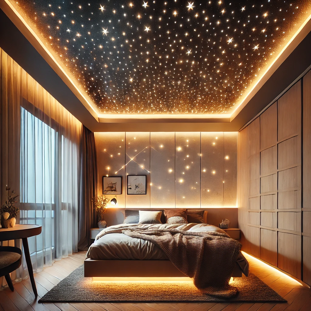 Sleep under a blanket of twinkling stars.