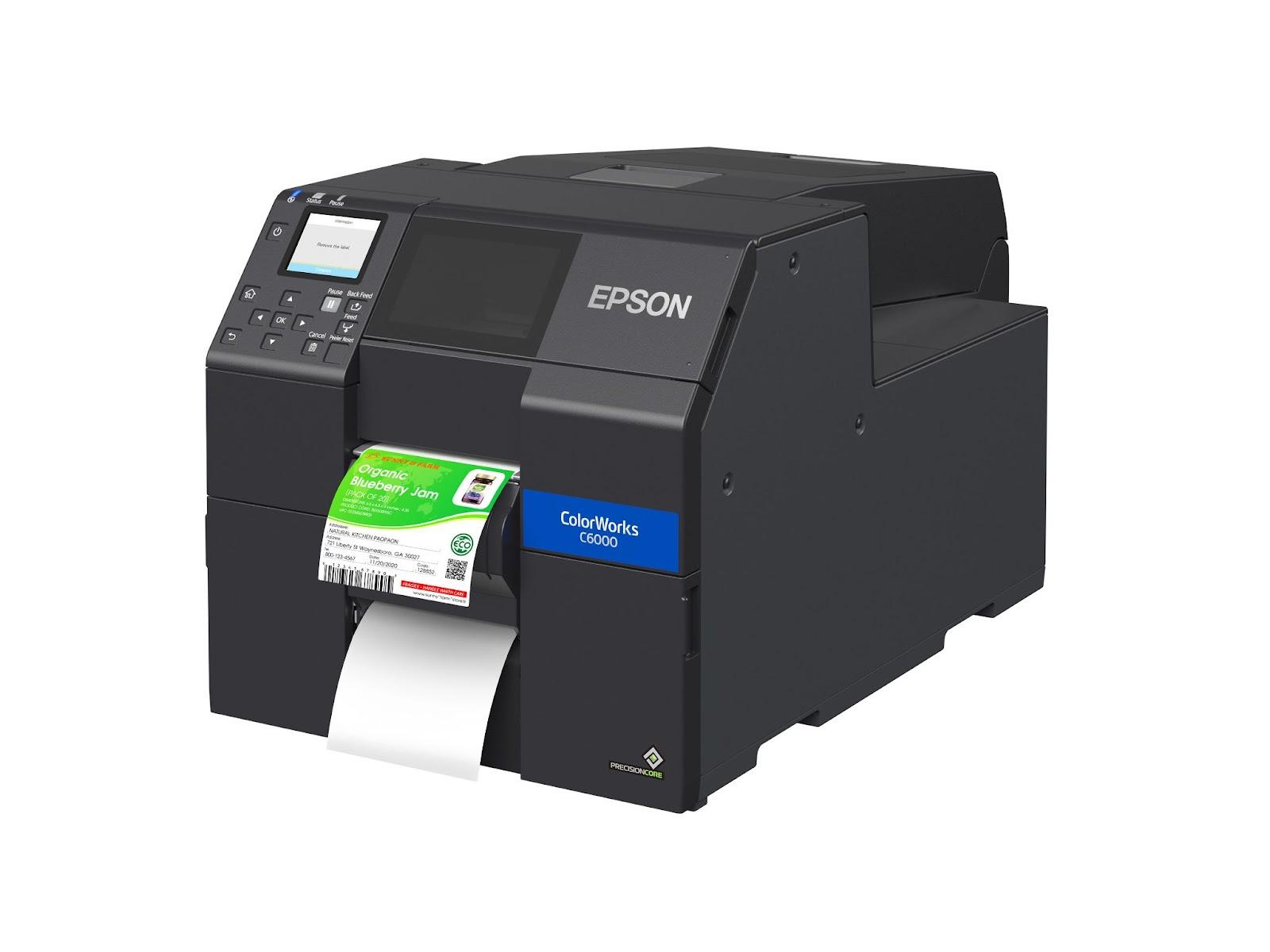 C6000 printer with peeler