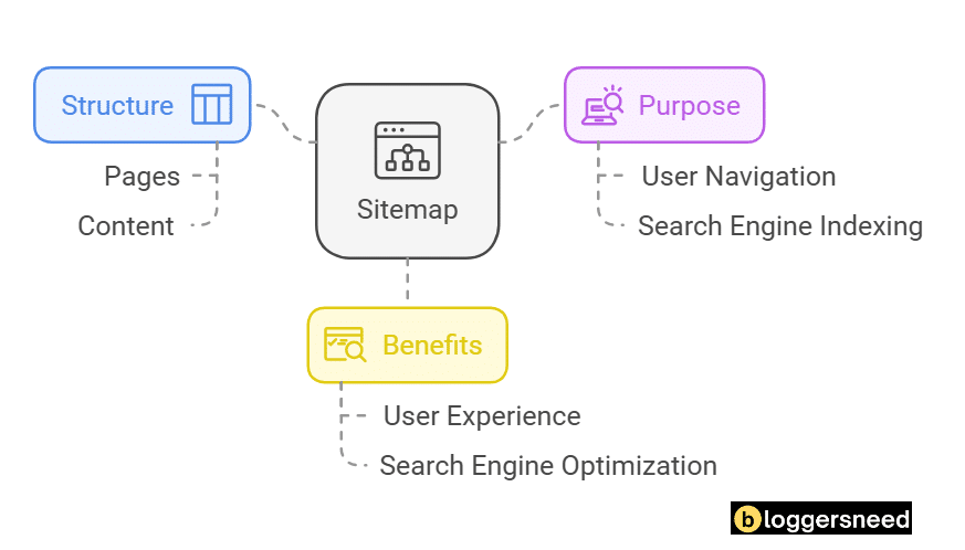 Sitemap visual representation