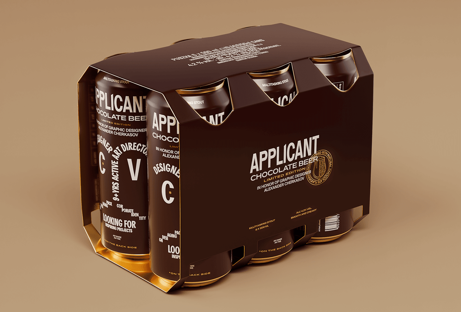 Image from the Applicant: A Self-Portrait in Beer Branding and Packaging Design article on Abduzeedo