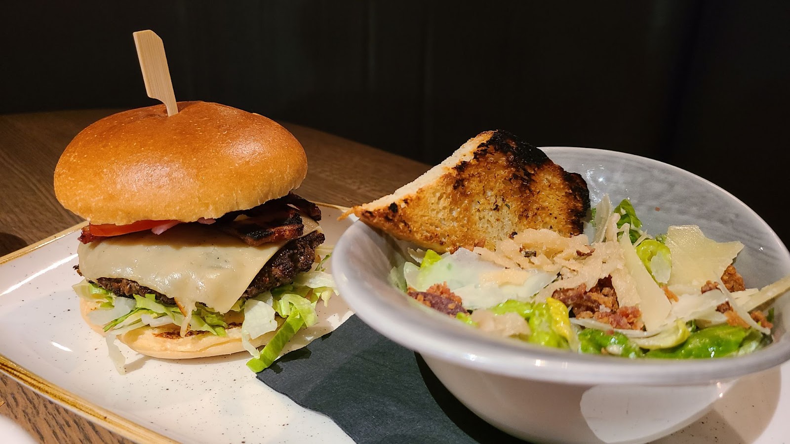 Stirling Grill Restaurant beef patty